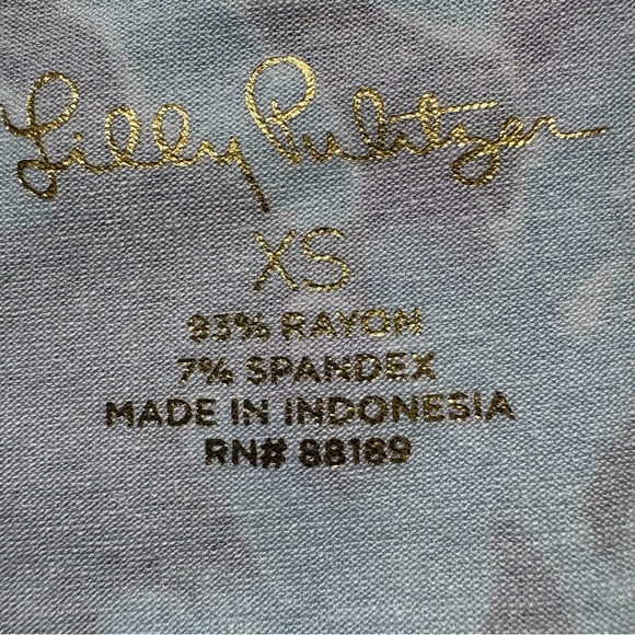 Lilly Pulitzer UPF 50+ Sophie Dress Bright Navy, Sz S - Picture 13 of 13